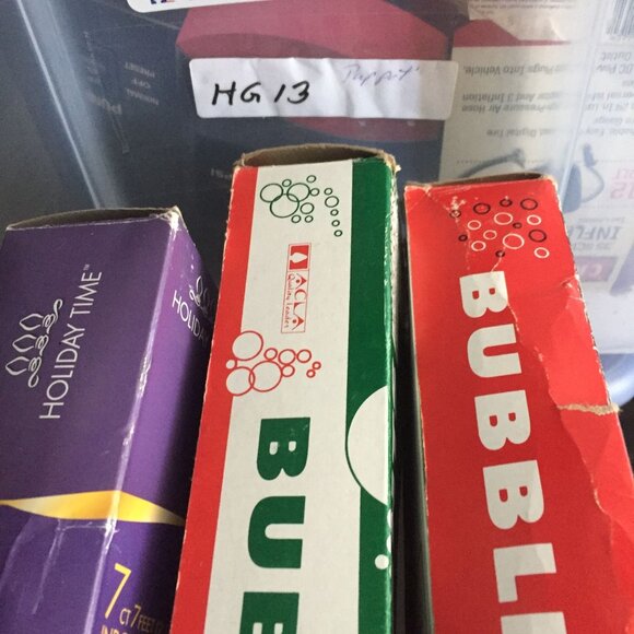 Vintage Christmas Tree Mini Bubbler Light Set Lot Of 3 Boxes Total 19 Lights - Picture 4 of 4